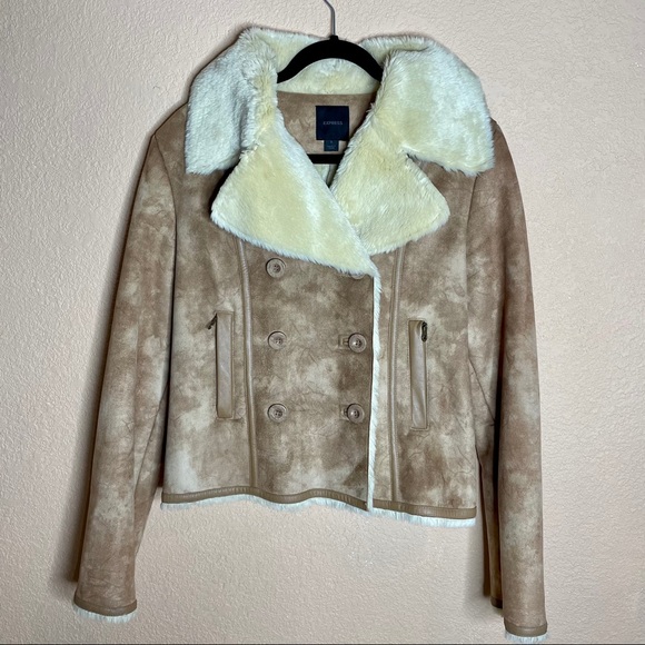 Women’s Express Suede Jacket size Small - Picture 1 of 6